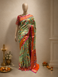 Paithani Traditional Cora Material All-Over Fancy Saree