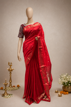 Handloom Traditional Pallu with Traditional Border