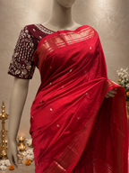 Handloom Traditional Pallu with Traditional Border