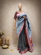 Traditional Border with Self Fancy Pallu all over Butta