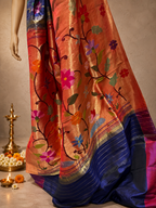 Resham All-over Flower Border with Body
