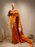 Handloom Muniya Brocade Paithani Designer Pallu