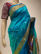 Traditional Paithani Border with Fancy Pallu