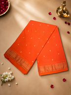 Traditional Border Cotton Paithani with Traditional Pallu