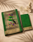 Single Muniya Brocade Handloom Paithani