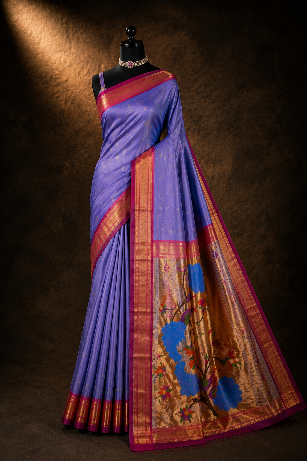 Traditional Big Border Yeola Paithani