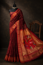 Traditional Border Fancy Pallu (Round)