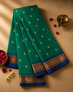 Traditional Border Paithani Aashawali Pallu