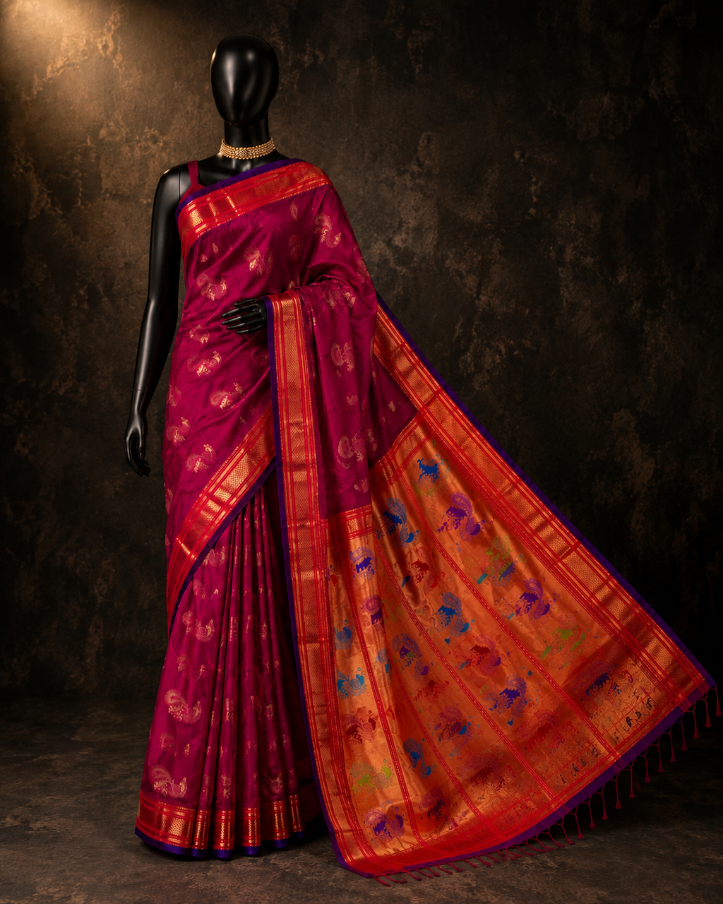 Traditional Border Yeola Paithani