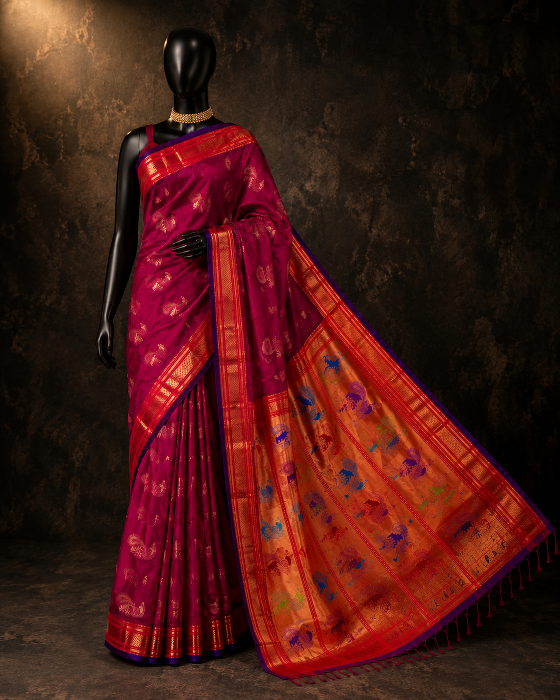 Traditional Border Yeola Paithani