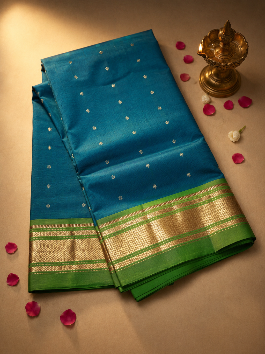 Traditional Yeola big border Paithani