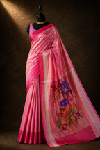 Triple Muniya Handloom Brocade Paithani