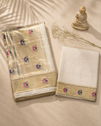 Aashawali Handloom Flower Gap Border