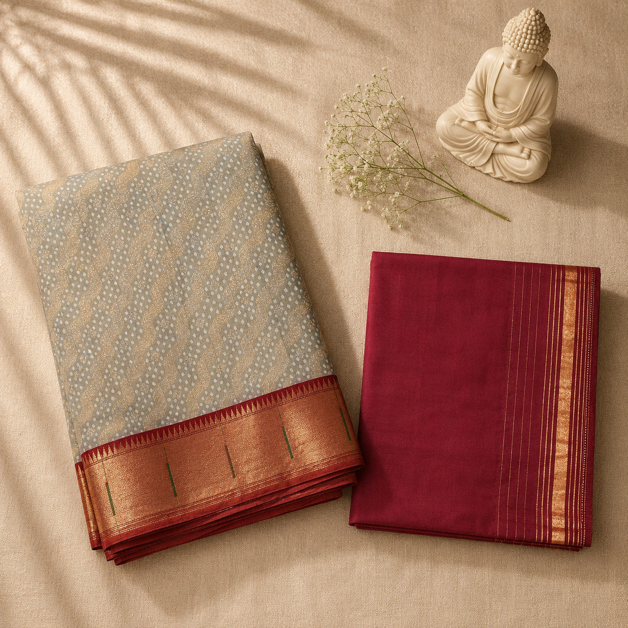 Muniya Brocade Jamdani Paithani