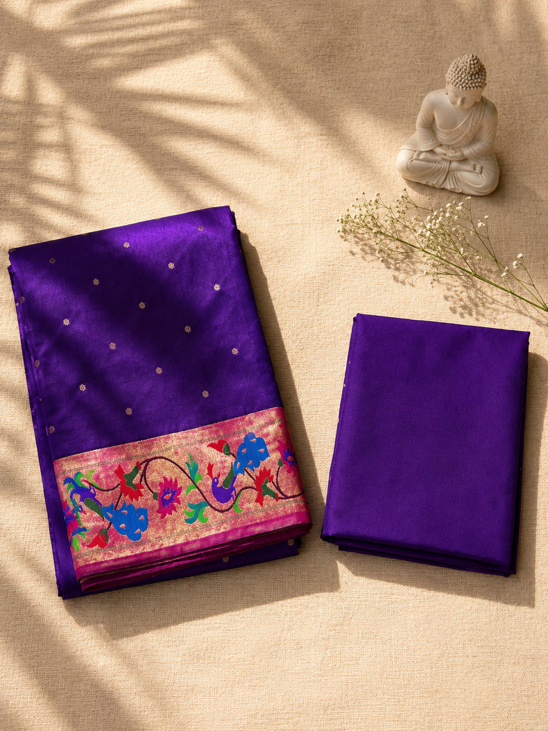 Hand + Machine Brocade Paithani