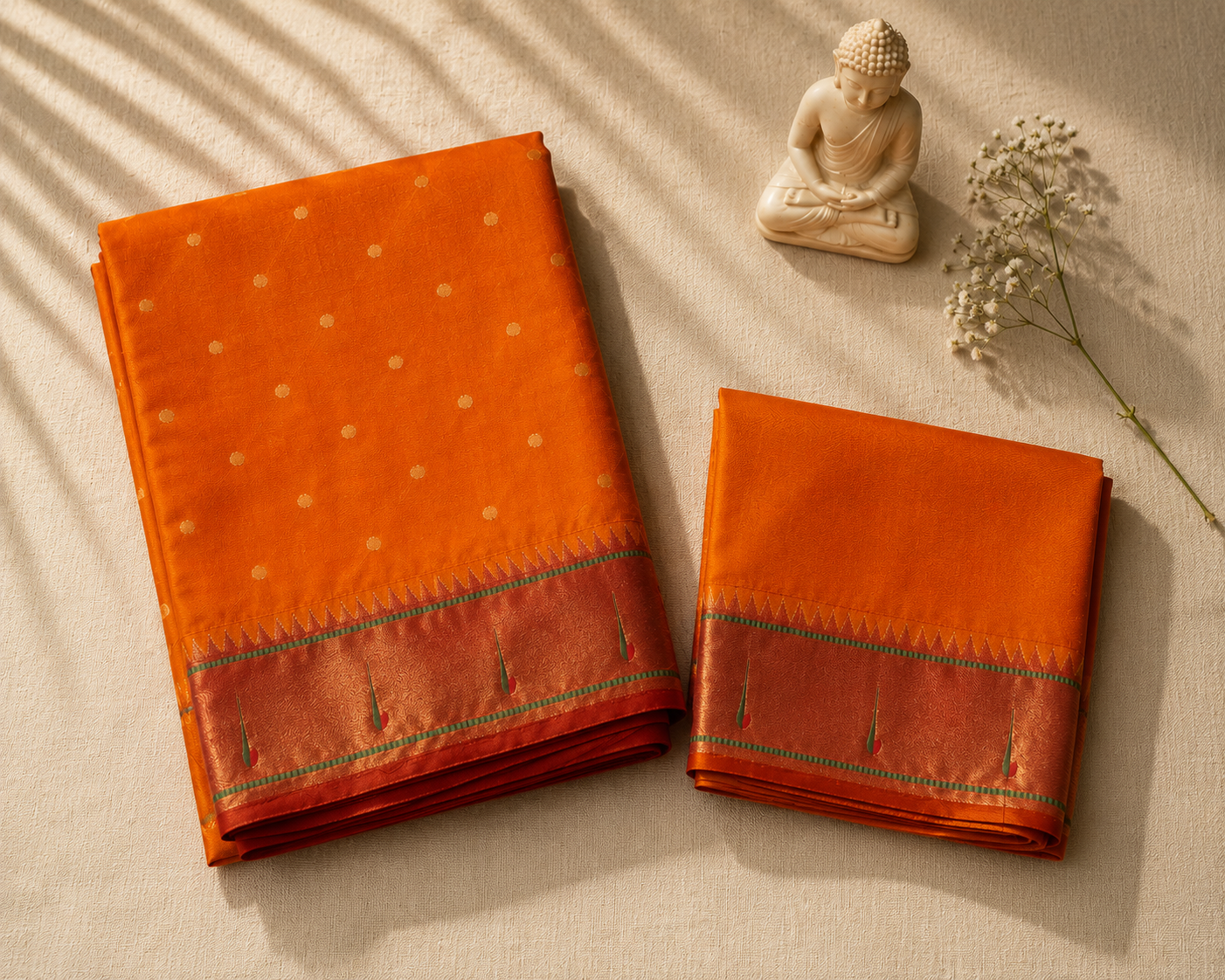 Silk Muniya Brocade Paithani
