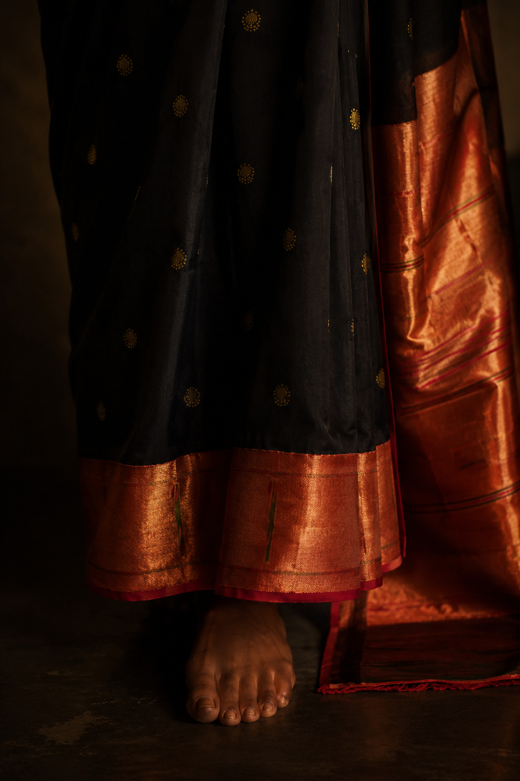* Handloom Brocade Paithani