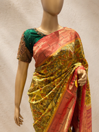 Handloom Triple Muniya Kalamkari Digital Print